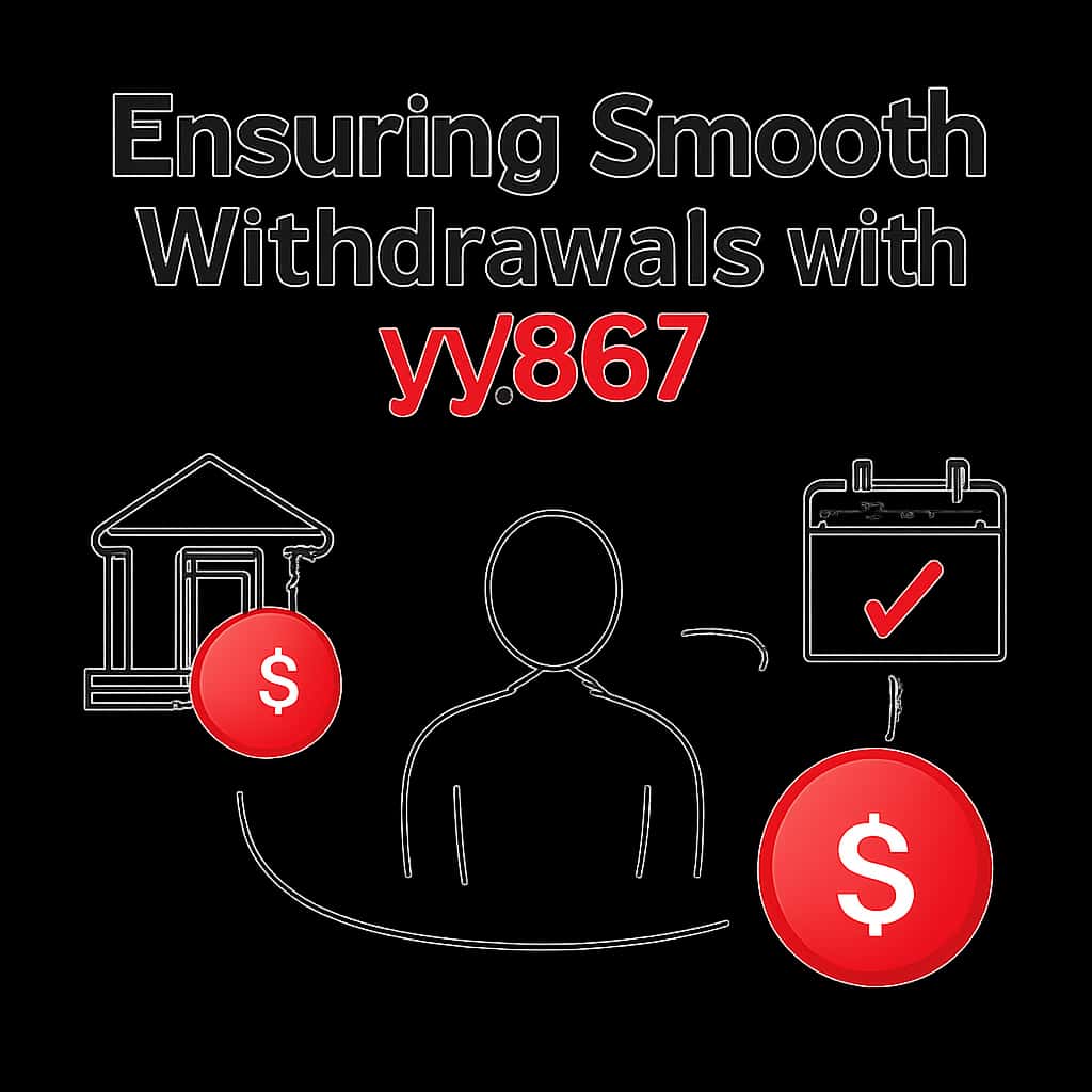 An educational illustration outlining the key aspects of the withdrawal process with yy567.