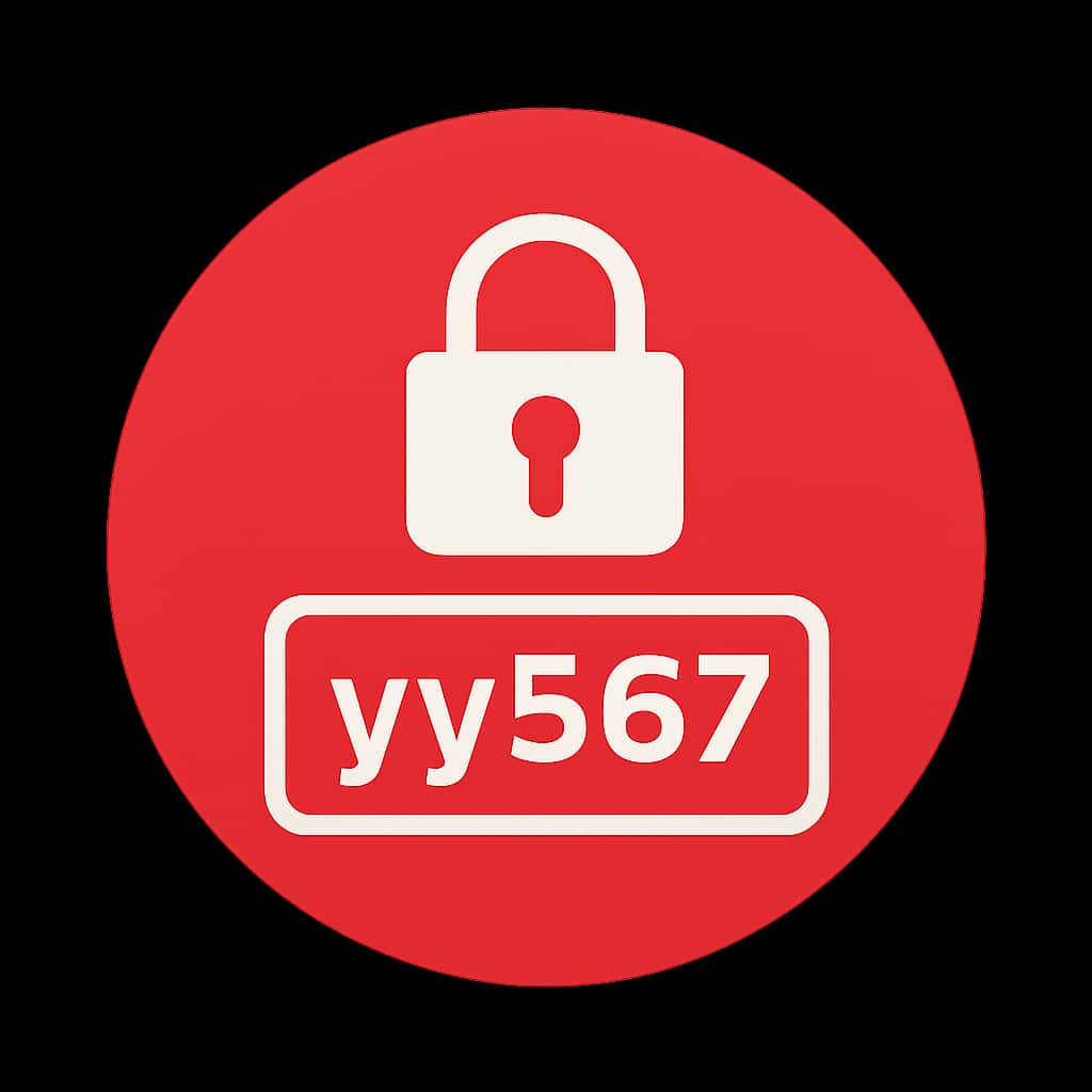 An icon representing support for yy567 login issues.