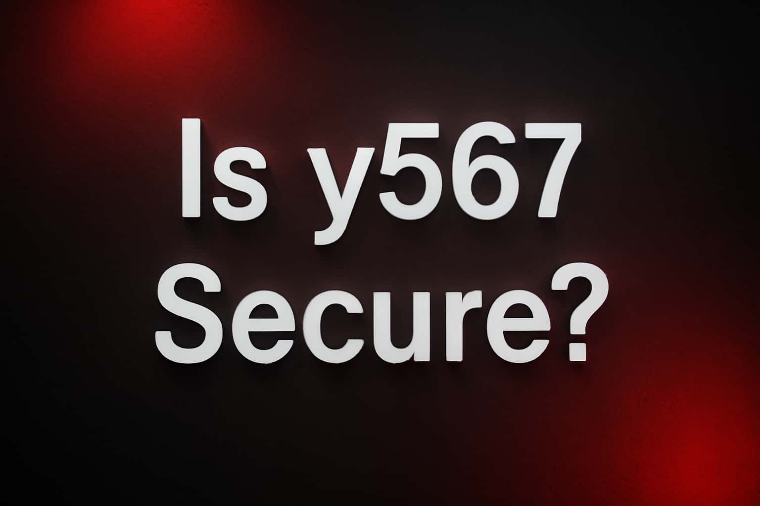 An informative scene illustrating the security of yy567 with a futuristic design.