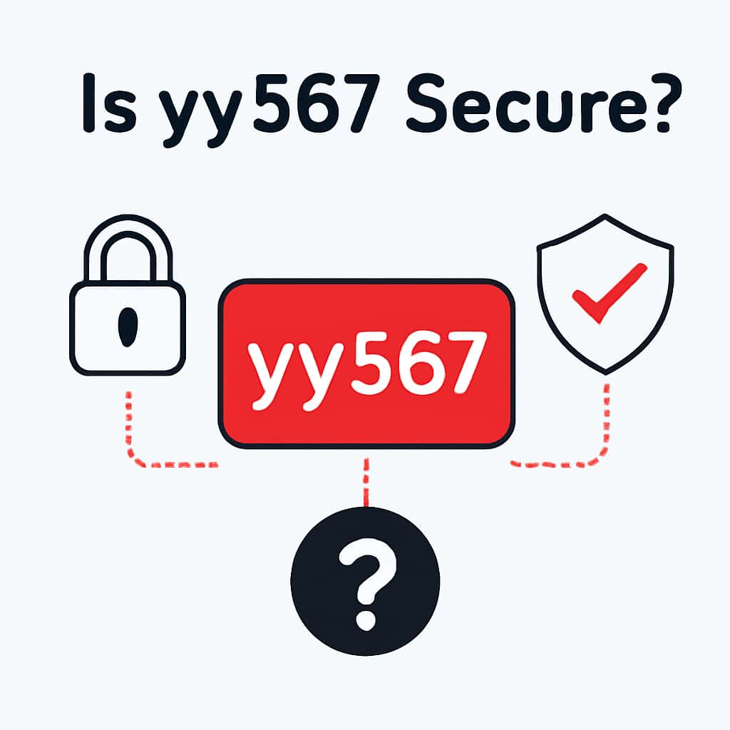 An educational diagram highlighting the security protocols of yy567.