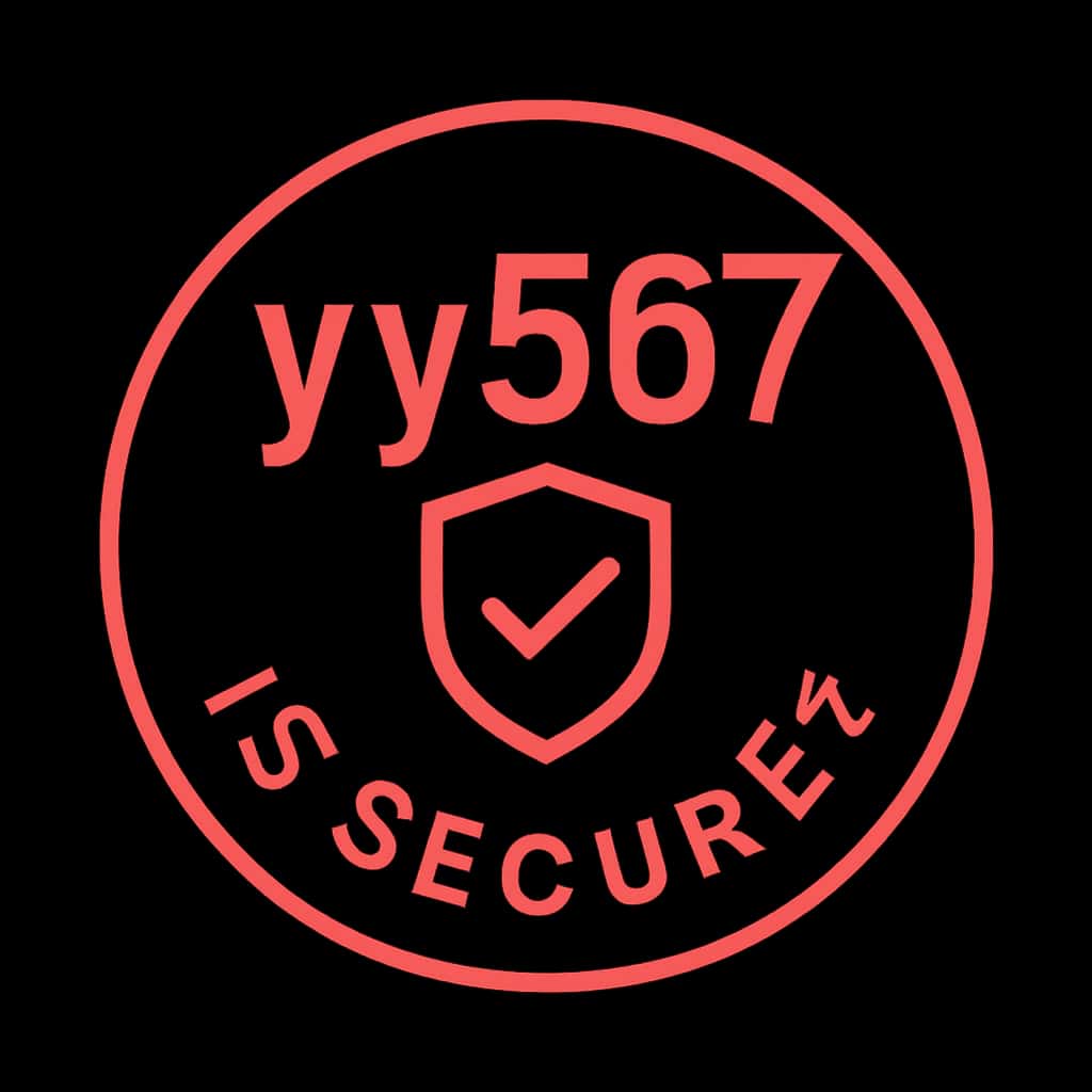 A clean badge design symbolizing the security features of yy567.