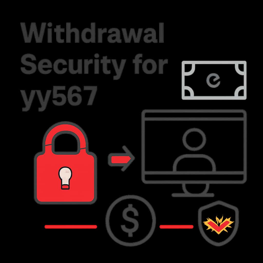 A diagram illustrating withdrawal security measures for yy567.