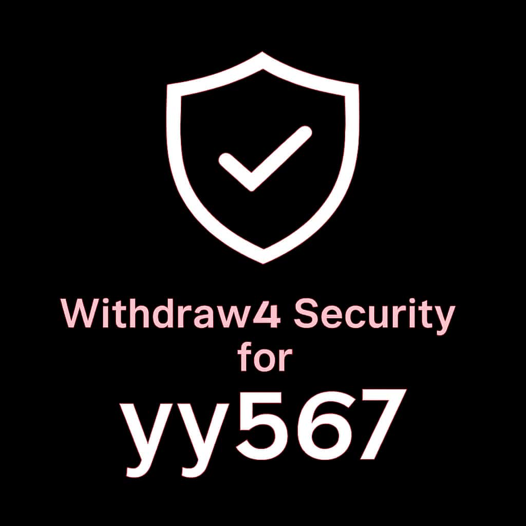 An icon representing withdrawal security for yy567.