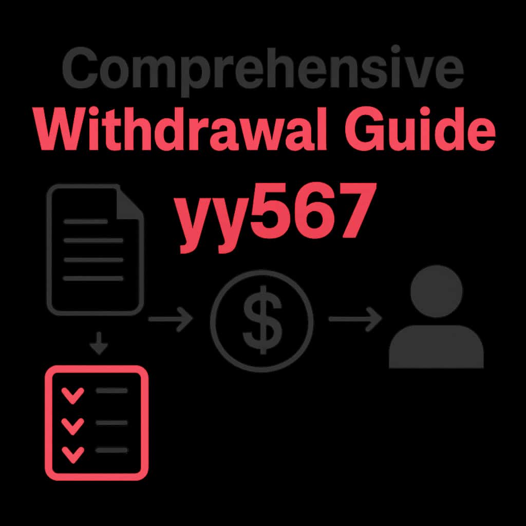An educational diagram illustrating the withdrawal steps for yy567.