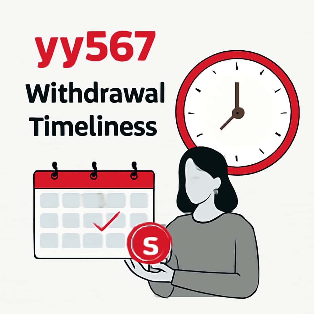 Diagram explaining withdrawal timeliness for yy567.